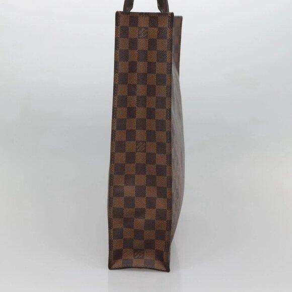 LOUIS VUITTON Damier Ebene Sac Plat Hand Bag N51140 LV Auth 136771 - Picture 6 of 16
